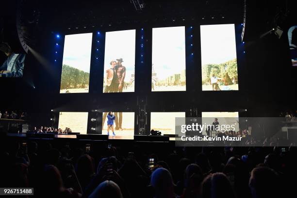 Demi Lovato performs during "Tell Me You Love Me" World Tour at The Forum on March 2, 2018 in Inglewood, California.