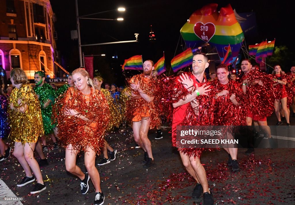 AUSTRALIA-GAY-LIFESTYLE-MARDI GRAS