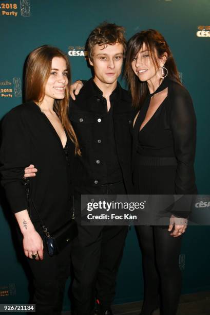 Rod Paradot his guest Albane Cleret attend the Cesar Film Awards 2018 After Party at Le Queen on March 2, 2018 in Paris, France.