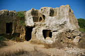 Cave house in mediterranean