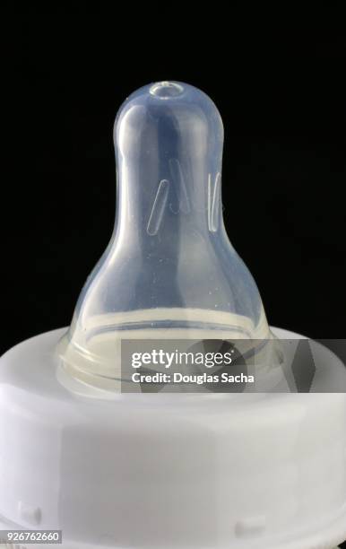 close-up of a baby bottle - pour spout stock pictures, royalty-free photos & images