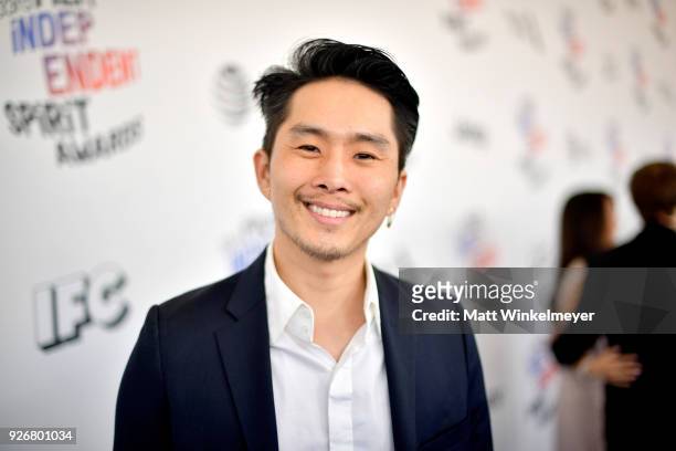 Director Justin Chon attends the 2018 Film Independent Spirit Awards on March 3, 2018 in Santa Monica, California.