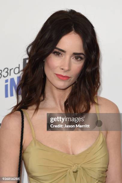 Actor Abigail Spencer attends the 2018 Film Independent Spirit Awards on March 3, 2018 in Santa Monica, California.