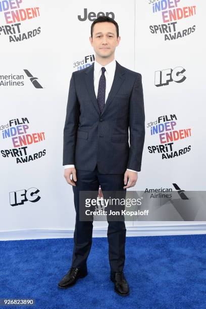 Actor Joseph Gordon-Levitt attends the 2018 Film Independent Spirit Awards on March 3, 2018 in Santa Monica, California.