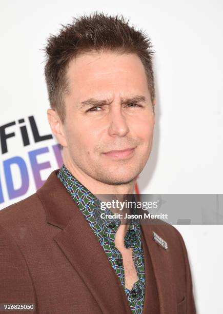 Sam Rockwell attends the 2018 Film Independent Spirit Awards on March 3, 2018 in Santa Monica, California.