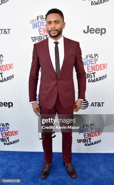 Actor Nnamdi Asomugha attends the 2018 Film Independent Spirit Awards on March 3, 2018 in Santa Monica, California.