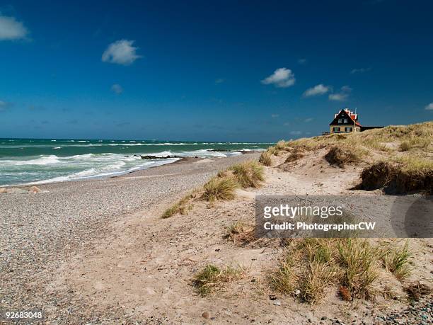 the old part of skagen - kattegat stock pictures, royalty-free photos & images