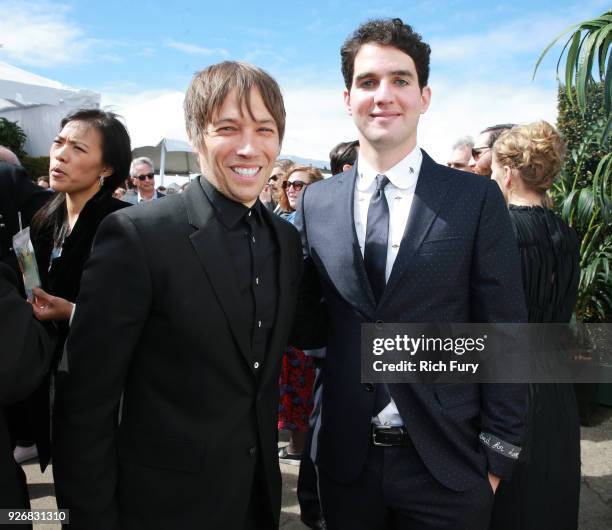 Directors Sean Baker and Benny Safdie attend the 2018 Film Independent Spirit Awards on March 3, 2018 in Santa Monica, California.