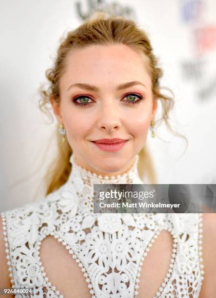 Actor Amanda Seyfried attends the 2018 Film Independent Spirit Awards on March 3, 2018 in Santa Monica, California.