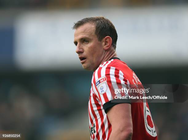 Lee Cattermole of Sunderland during the Sky Bet Championship match between Millwall and Sunderland at The Den on March 3, 2018 in London, England.