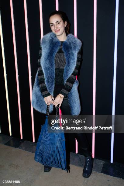 Alexia Niedzielski attends the Sonia Rykiel show as part of the Paris Fashion Week Womenswear Fall/Winter 2018/2019 on March 3, 2018 in Paris, France.