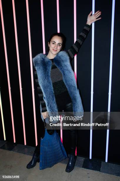 Alexia Niedzielski attends the Sonia Rykiel show as part of the Paris Fashion Week Womenswear Fall/Winter 2018/2019 on March 3, 2018 in Paris, France.