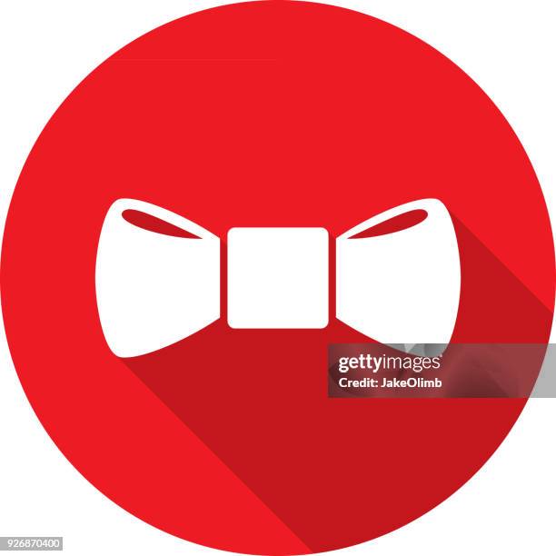 bow tie icon silhouette - bow-and-arrow-icon stock illustrations