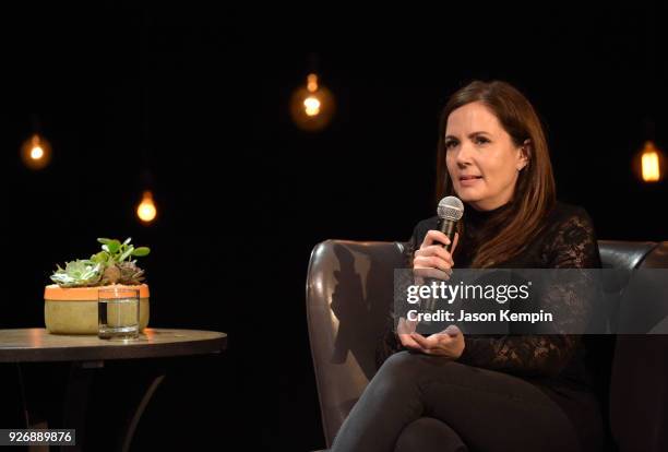 Songwriter Lori McKenna visits the Country Music Hall of Fame and Museum on March 3, 2018 in Nashville, Tennessee.