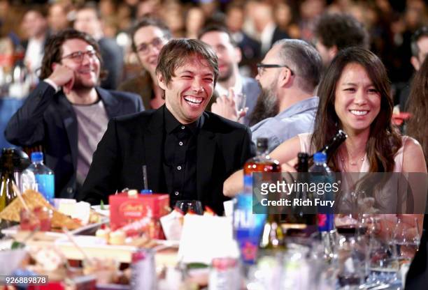 Director Sean Baker and actor Samantha Quan attend the 2018 Film Independent Spirit Awards on March 3, 2018 in Santa Monica, California.