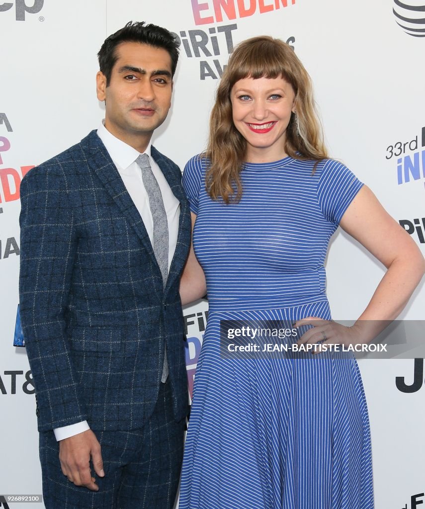 US-ENTERTAINMENT-FILM-SPIRIT-ARRIVALS