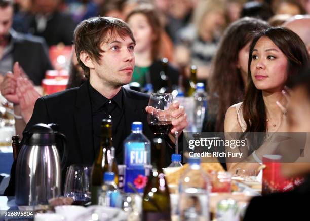 Director Sean Baker and actor Samantha Quan attend the 2018 Film Independent Spirit Awards on March 3, 2018 in Santa Monica, California.