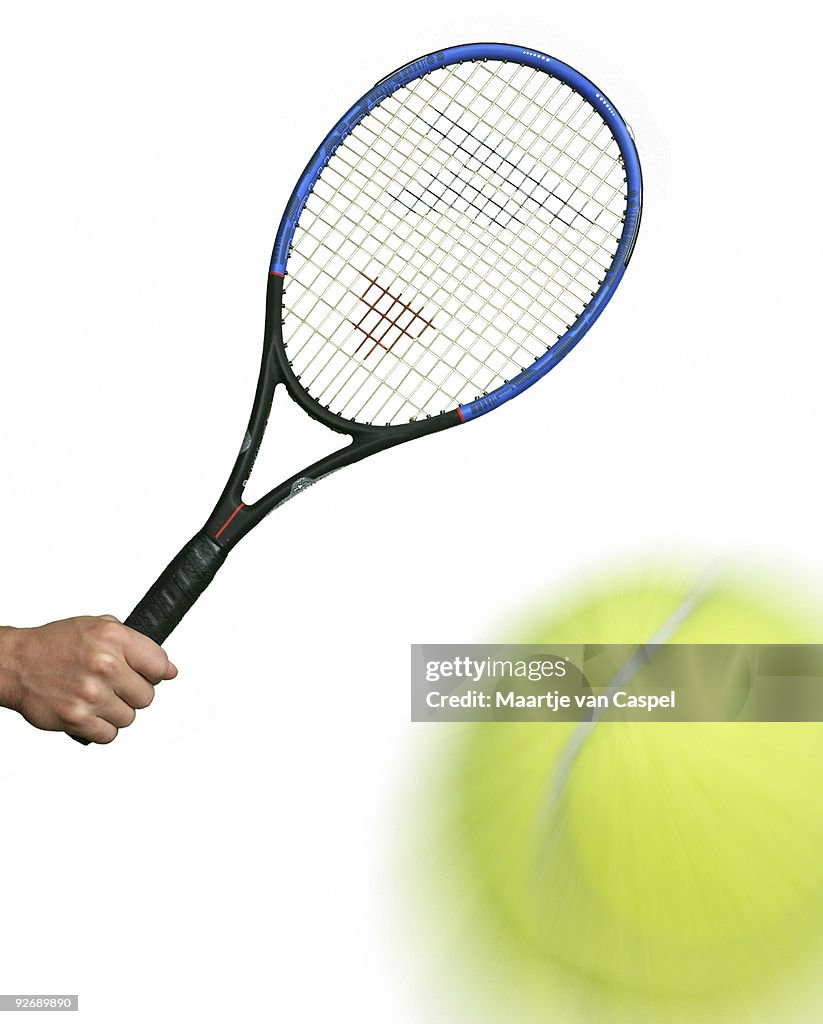 Ball And Racket Instrument Tennis Racket And Ball High-Res Stock Photo - Getty Images