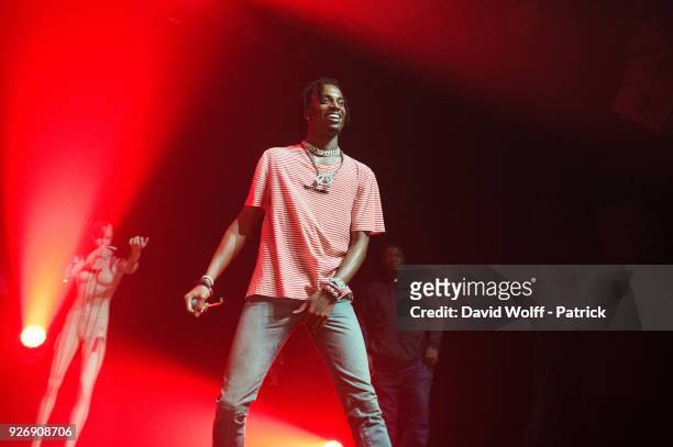 Playboi Carti performs at Elysee Montmartre on March 3, 2018 in Paris, France.