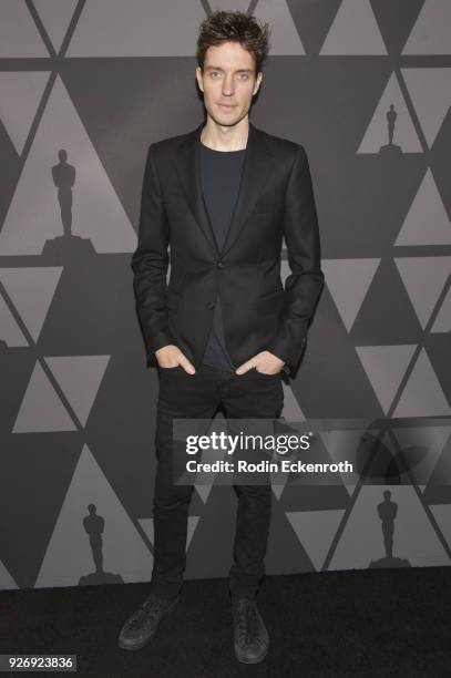 Arjen Tuiten attends the 90th annual Academy Awards Oscar Week - Makeup and Hairstyling Symposium at Samuel Goldwyn Theater on March 3, 2018 in...