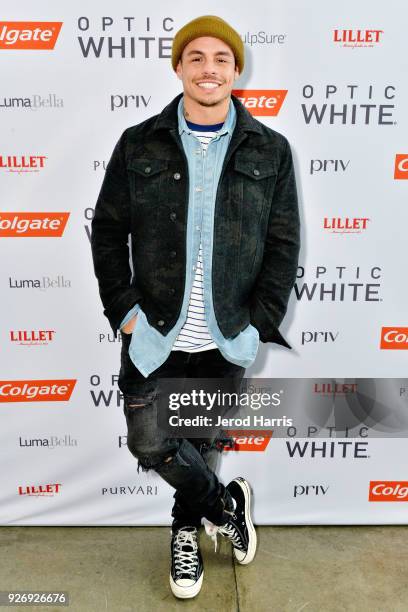 Casper Smart was among the celebrities in attendance at the Colgate¨ Optic White¨ Beauty Lab on March 3, 2018 in Los Angeles, California.