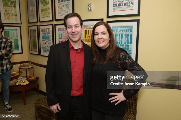 Museum Editor at Country Music Hall Of Fame Michael Gray and songwriter Lori McKenna visit the Country Music Hall of Fame and Museum on March 3, 2018...