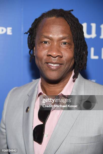 Roger Ross Williams attends the IFC Films Independent Spirit Awards After Party presented by MovieGrade App, Hendricks Gin and Kona Brewing Company...