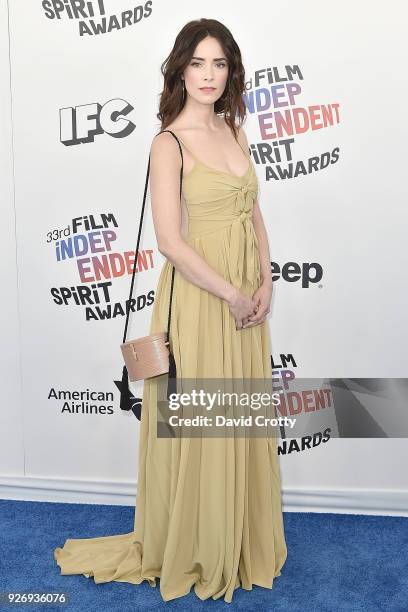 Abigail Spencer attends the 2018 Film Independent Spirit Awards - Arrivals on March 3, 2018 in Santa Monica, California.