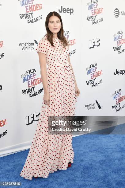 Dree Hemingway attends the 2018 Film Independent Spirit Awards - Arrivals on March 3, 2018 in Santa Monica, California.