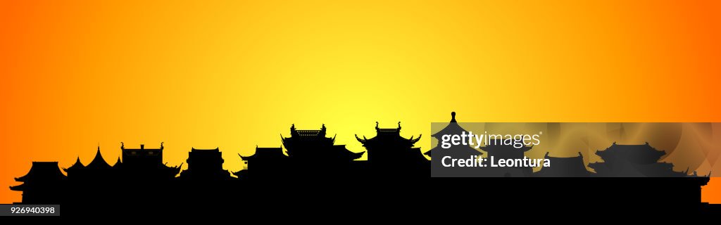 Chinese Buildings (All Buildings Are Complete and Moveable)