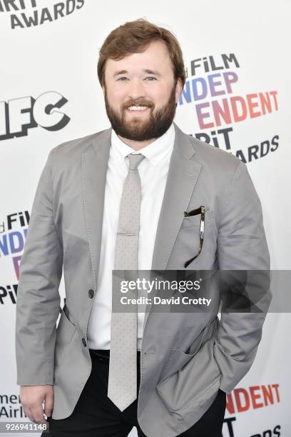 Haley Joel Osment attends the 2018 Film Independent Spirit Awards - Arrivals on March 3, 2018 in Santa Monica, California.