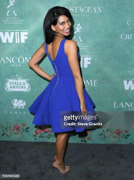 Fagun Thakrar arrives at the 11th Annual Celebration Of The 2018 Female Oscar Nominees Presented By Women In Film at Crustacean on March 2, 2018 in...