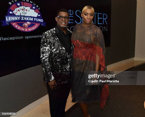 Gregg and NeNe Leakes attend the Lenny Zakim Fund's 9th Annual Casino Night to raise money to support more than 60 grass roots organizations that...