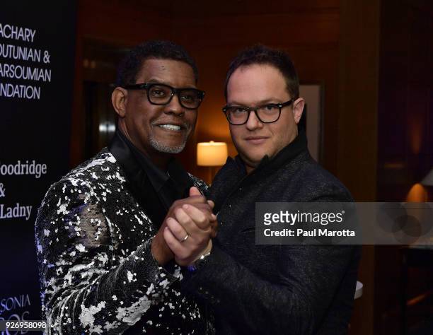 Gregg Leakes and Sam Slater take a moment to dance on the red carpet at the Lenny Zakim Fund's 9th Annual Casino Night to raise money to support more...