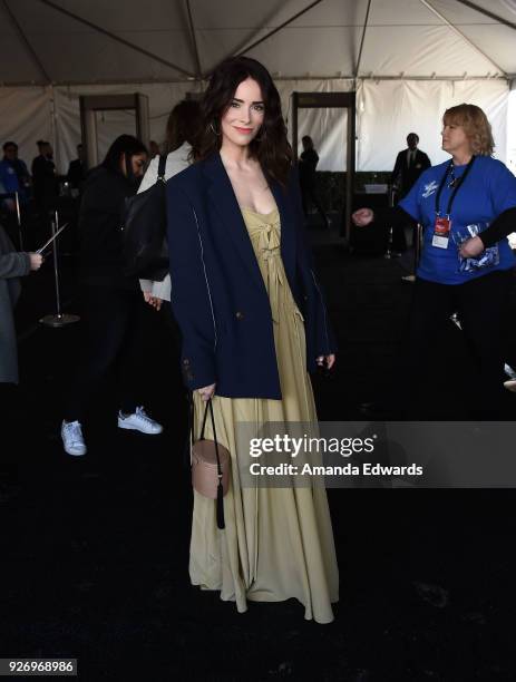 Actress Abigail Spencer attends the 2018 Film Independent Spirit Awards on March 3, 2018 in Santa Monica, California.