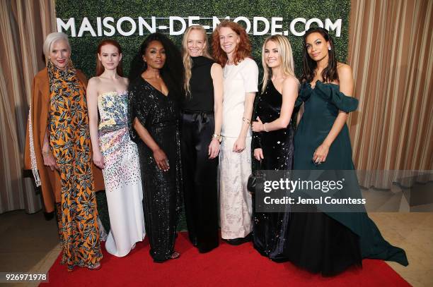 Maye Musk, actress Madelaine Petsch, actress Angela Bassett, Co-founder of RCGD/MUSE Suzy Amis Cameron, Co-founder of RCGD/MUSE Rebecca Amis,...