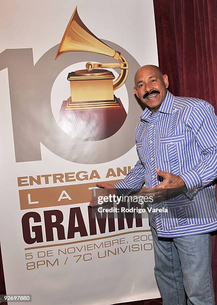 Musician Oscar D�Leon attends the 10th Annual Latin GRAMMY Awards Univision Radio Remotes Day 2 held at the Mandalay Bay Events Center on November 3,...
