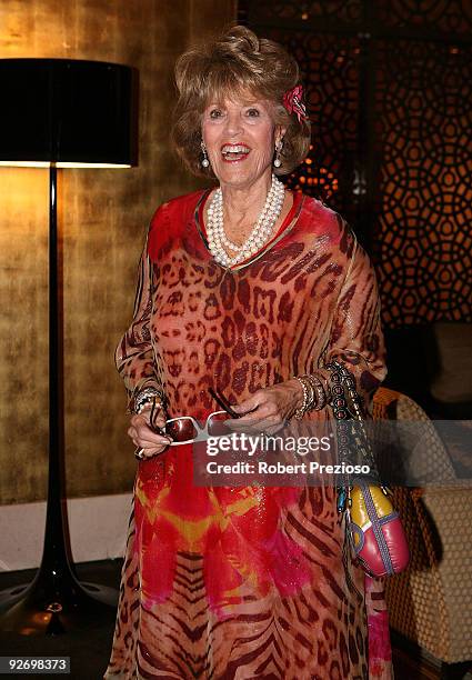 Lillian Frank arrives for the Crown VRC Oaks Club Ladies Function at Crown Palladium on November 4, 2009 in Melbourne, Australia.