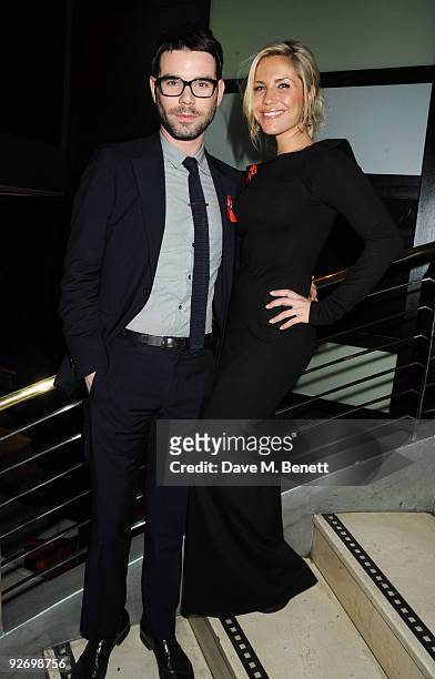 Television presenter Dave Berry and singer-songwriter Heidi Range attend the aftershow of The Supper Club, at Floridita on November 3, 2009 in...