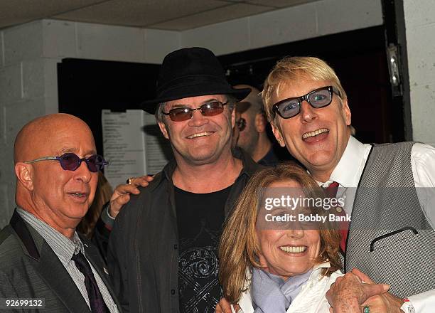 Paul Shaffer, Micky Dolenz, Leslie Gore and Will Lee attend Rockers on Broadway: Celebrating The 60's at B.B. King Blues Club & Grill on November 2,...