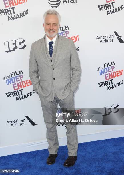 Actor Bradley Whitford arrives for the 2018 Film Independent Spirit Awards on March 3, 2018 in Santa Monica, California.
