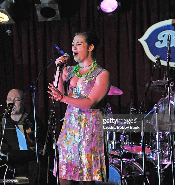 Emma Hunton attends Rockers on Broadway: Celebrating The 60's at B.B. King Blues Club & Grill on November 2, 2009 in New York City.