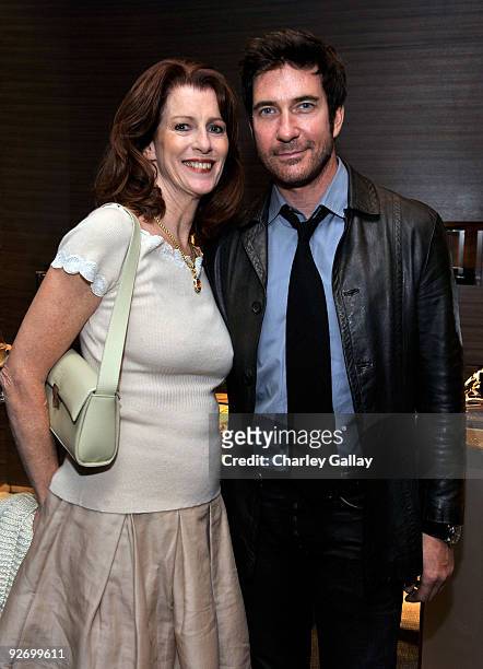 Noreen Fraser and actor Dylan McDermott attend the Los Angeles Confidential Magazine and David Yurman Event for the Noreen Fraser Foundation at David...