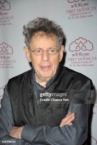 Philip Glass attends Tibet House 31st Annual Benefit Gala After Party at Gotham Hall on March 3, 2018 in New York City.