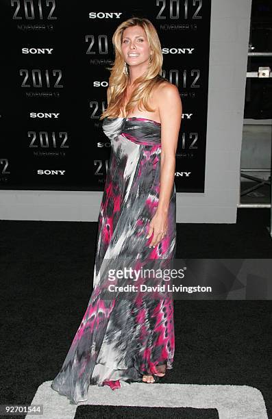 Actress Candis Cayne attends the premiere of Sony Pictures' "2012" at Regal Cinemas LA LIVE on November 3, 2009 in Los Angeles, California.