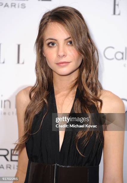 Actress Willa Holland arrives at the 16th Annual ELLE Women in Hollywood Tribute at the Four Seasons Hotel on October 19, 2009 in Beverly Hills,...