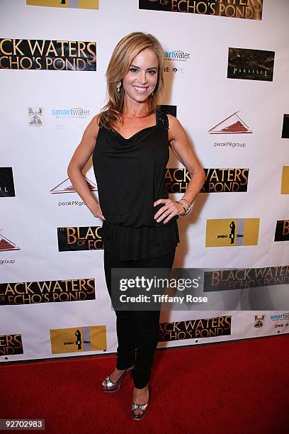 Actress Betsy Russell attends the premiere of "The Black Waters of Echo's Pond" at Laemmle Theatre on November 3, 2009 in Santa Monica, California.