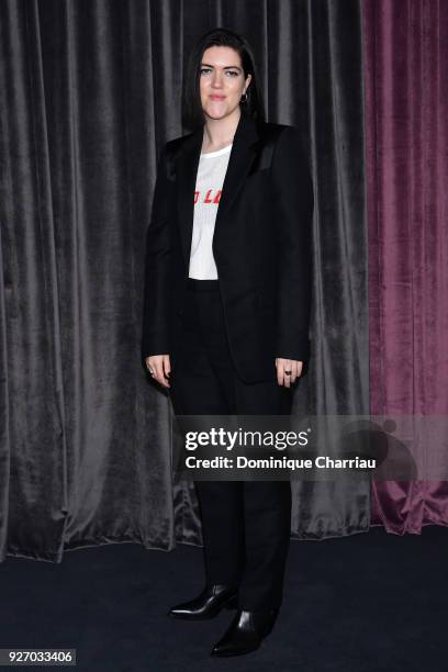 Romy Madley Croft attends the Givenchy show as part of the Paris Fashion Week Womenswear Fall/Winter 2018/2019 on March 4, 2018 in Paris, France.