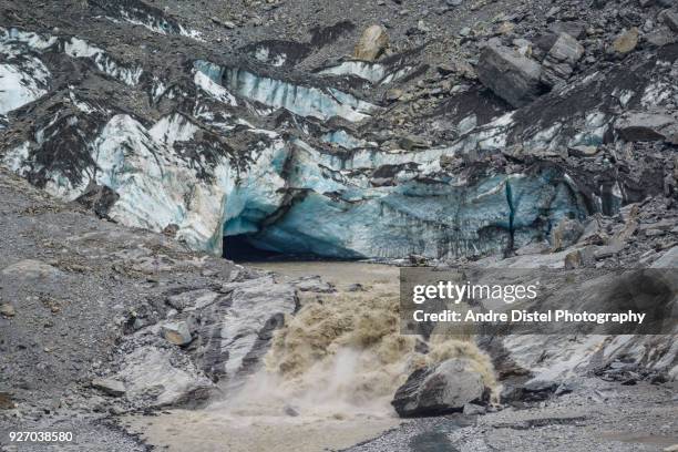 franz josef glacier area - new zealand - glacial motion stock pictures, royalty-free photos & images