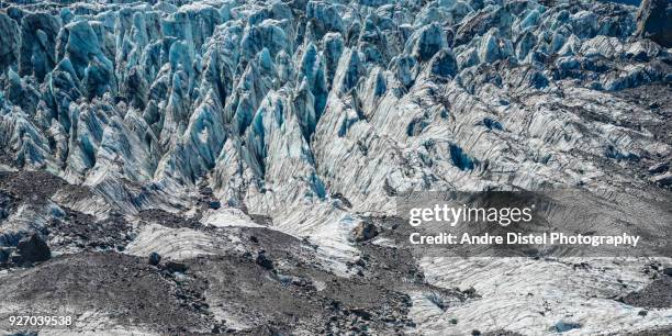 franz josef glacier area - new zealand - glacial motion stock pictures, royalty-free photos & images